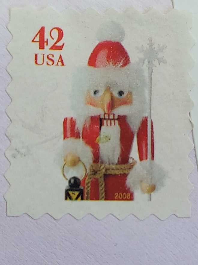 Contemporary Christmas: Santa Nutcracker  stamp collectible - Main Image 2
