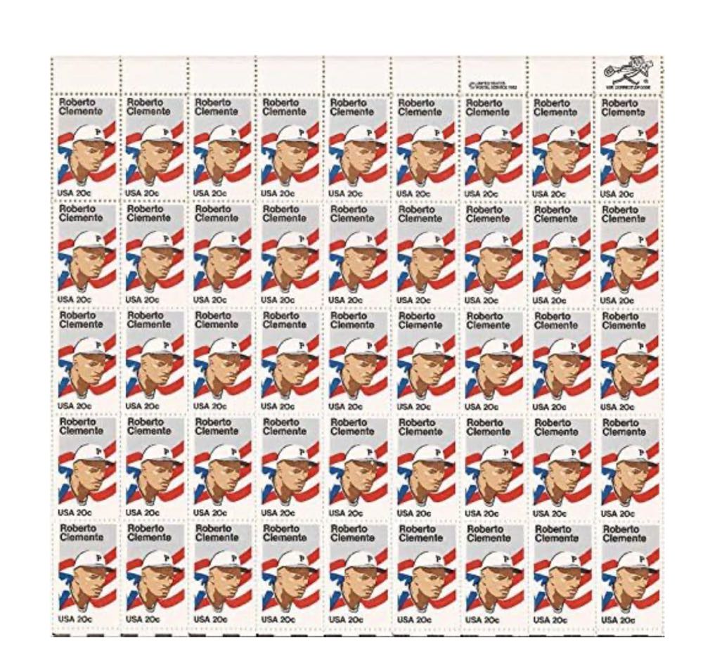 Sports Series: Roberto Clemente  stamp collectible - Main Image 2