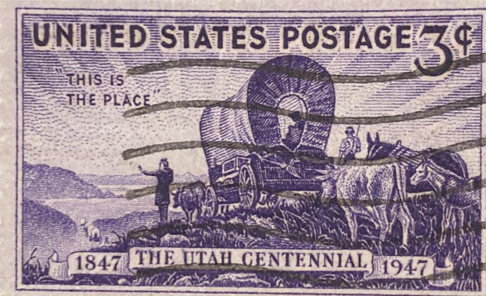 Utah Centennial  stamp collectible - Main Image 2