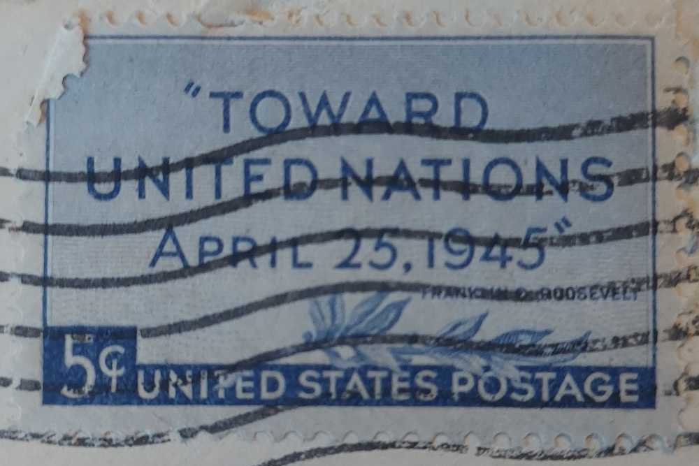 United Nations Peace Conference  stamp collectible - Main Image 2