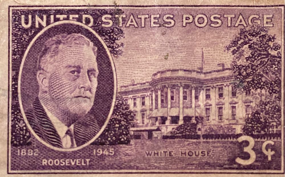 Roosevelt And Whitehouse  stamp collectible - Main Image 2