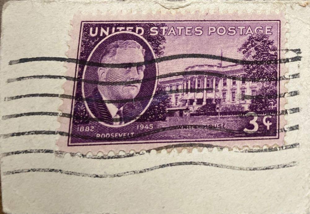 Roosevelt And Whitehouse  stamp collectible - Main Image 3