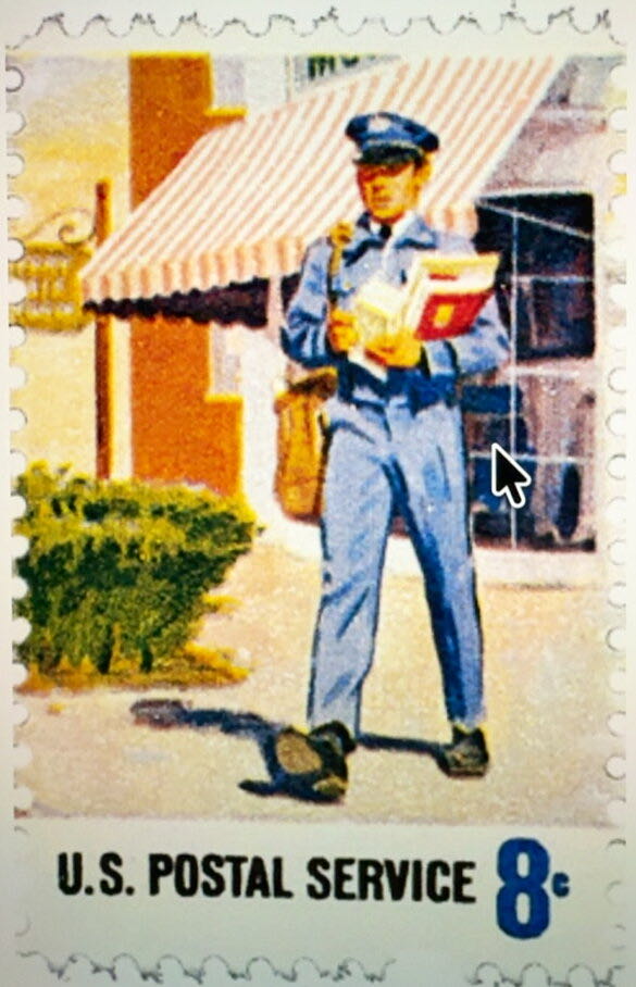 Postal Service Employees: Letter Carrier  stamp collectible - Main Image 2