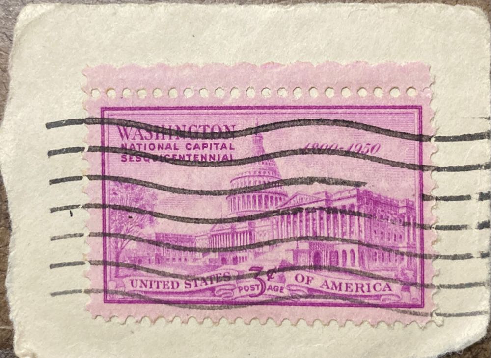 National Capitol Sesquicentennial: United States Capitol  stamp collectible - Main Image 2