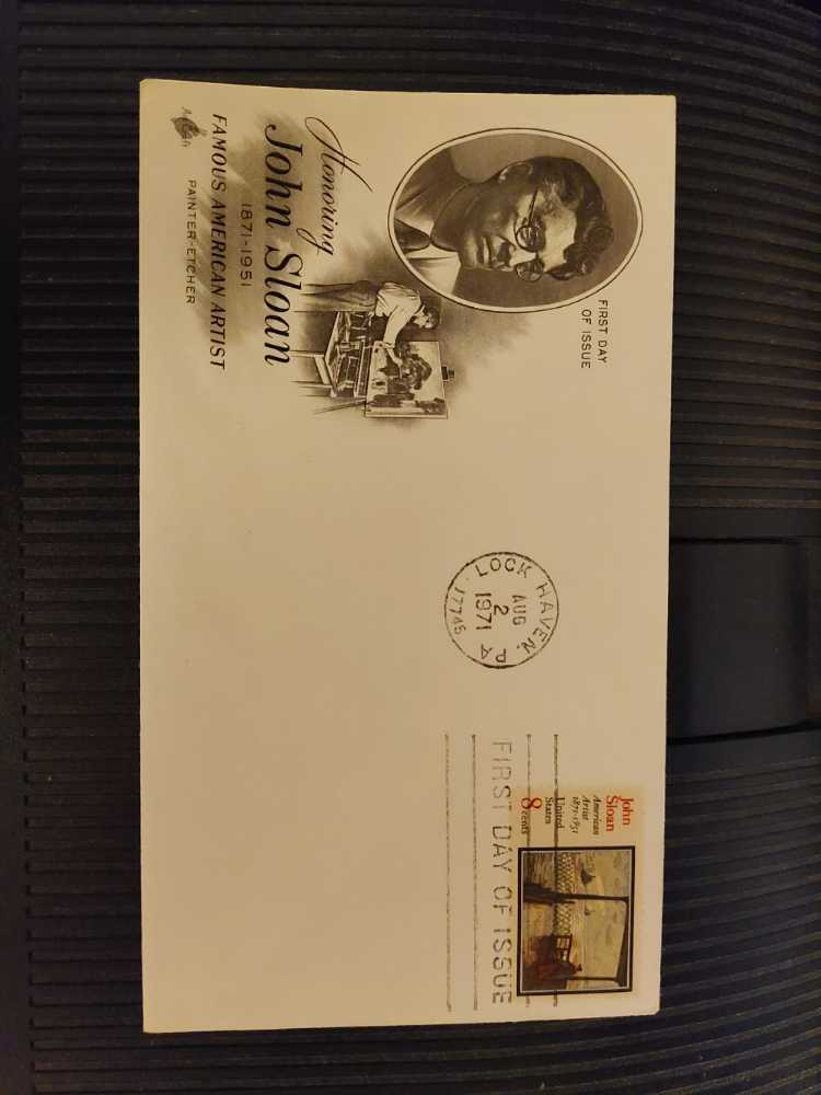 John Sloan  stamp collectible - Main Image 2