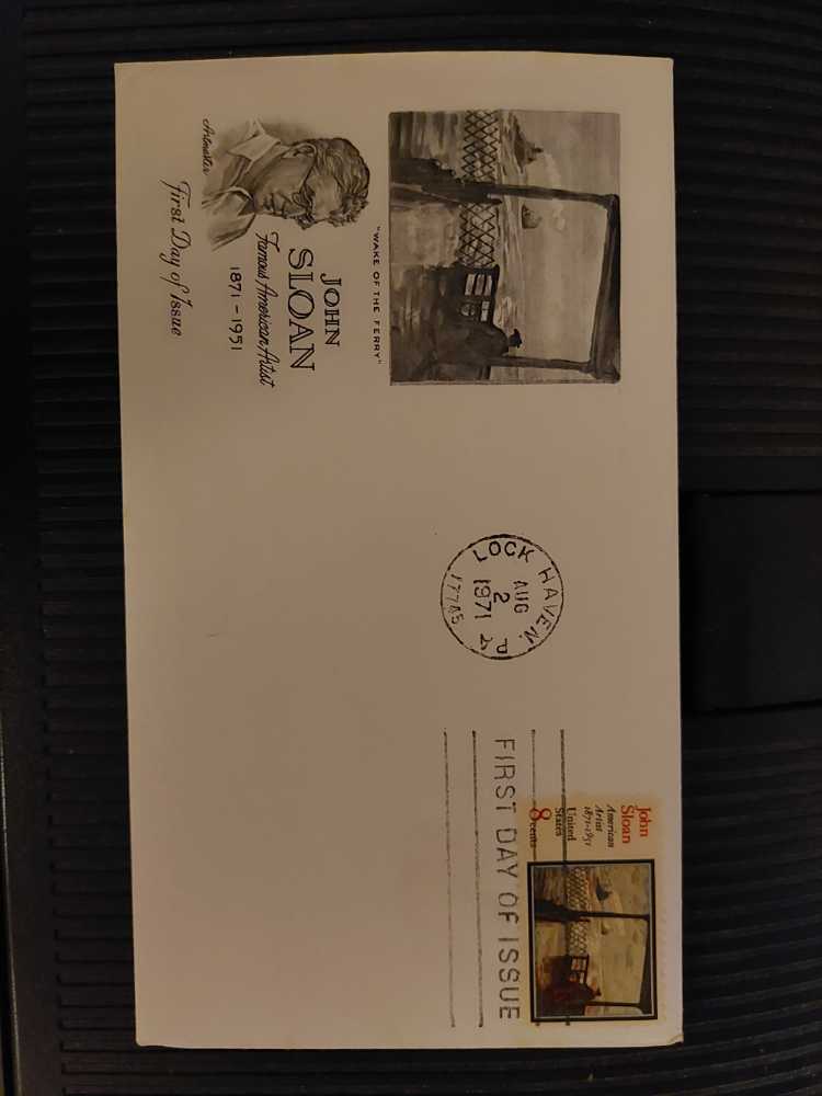 John Sloan  stamp collectible - Main Image 3