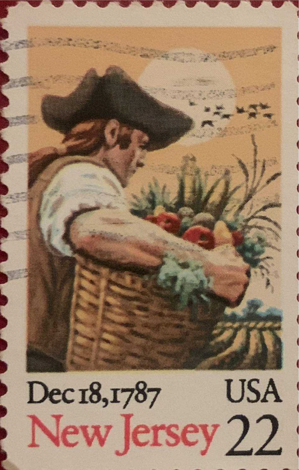 Bicentenary Statehood: New Jersey  stamp collectible - Main Image 2