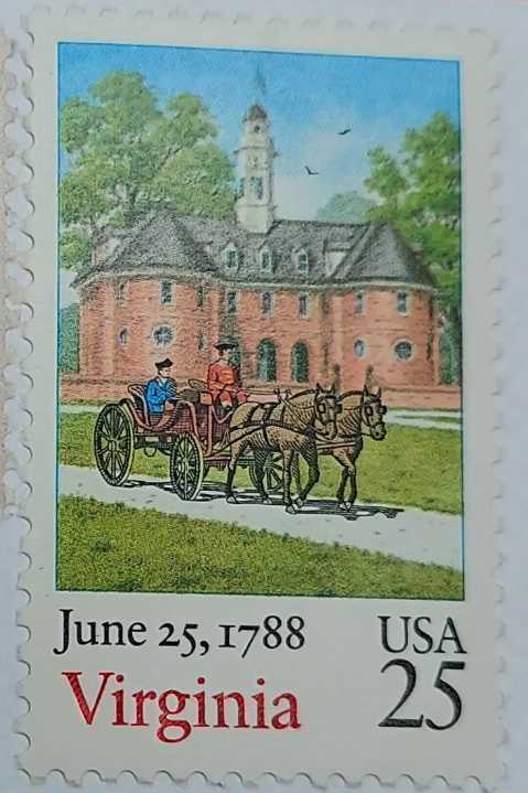 Bicentenary Statehood: Virginia  stamp collectible - Main Image 2