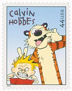 4468 Sunday Funnies — Calvin and Hobbes  stamp collectible - Main Image 1