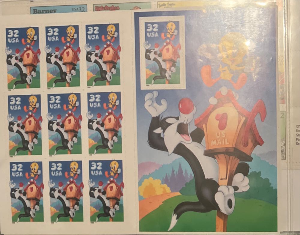 Looney Tunes Sylvester And Tweety  stamp collectible - Main Image 2