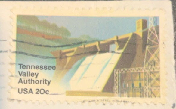 Tennessee Vally Authority  stamp collectible - Main Image 3