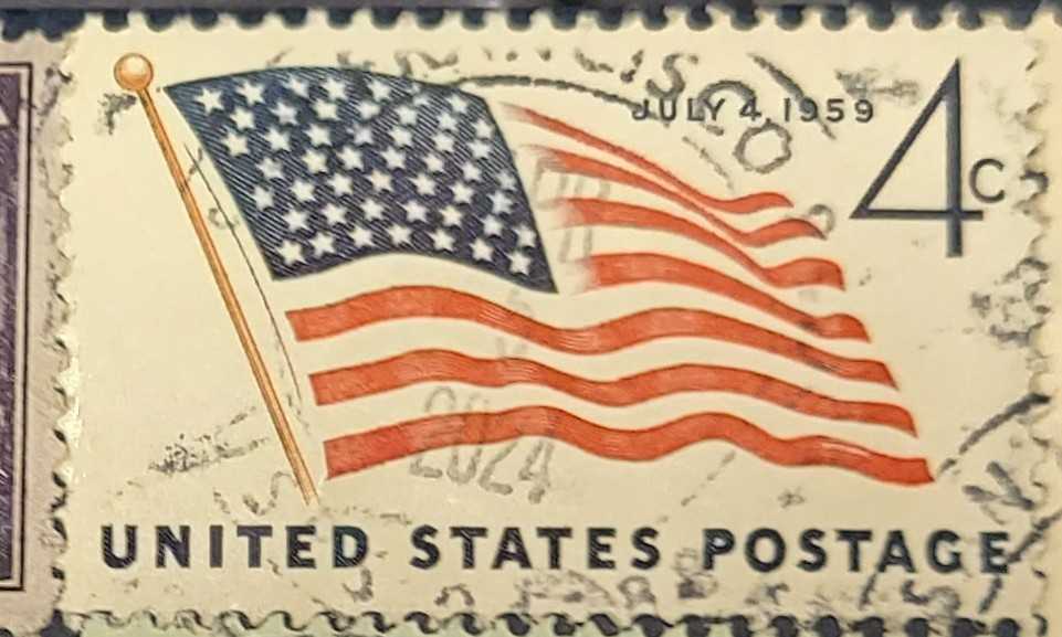 49 Star US Flag   stamp collectible - Main Image 2