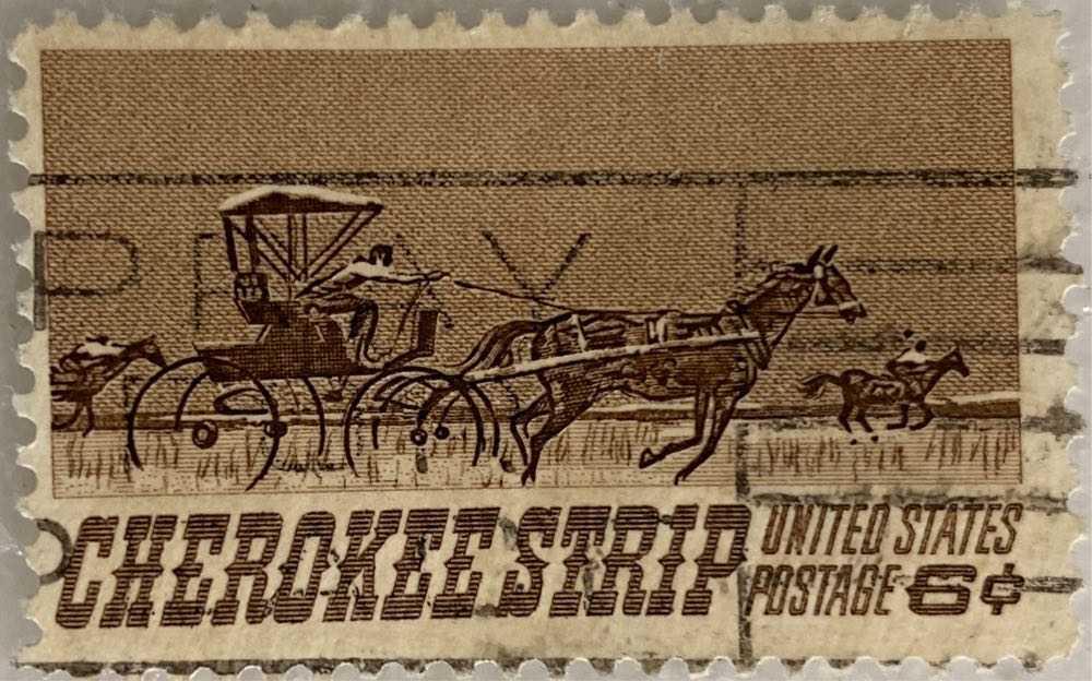 Cherokee Strip  stamp collectible - Main Image 2