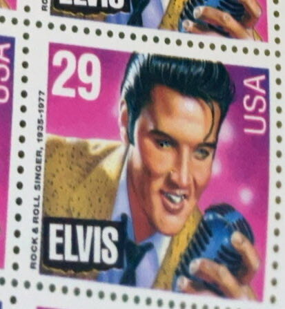 Legends Of American Music: Elvis Presley  stamp collectible - Main Image 3