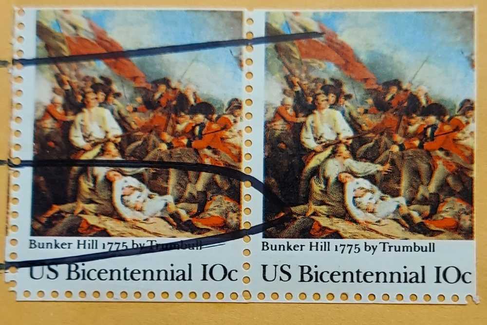 Battle Of Bunker Hill  stamp collectible - Main Image 2