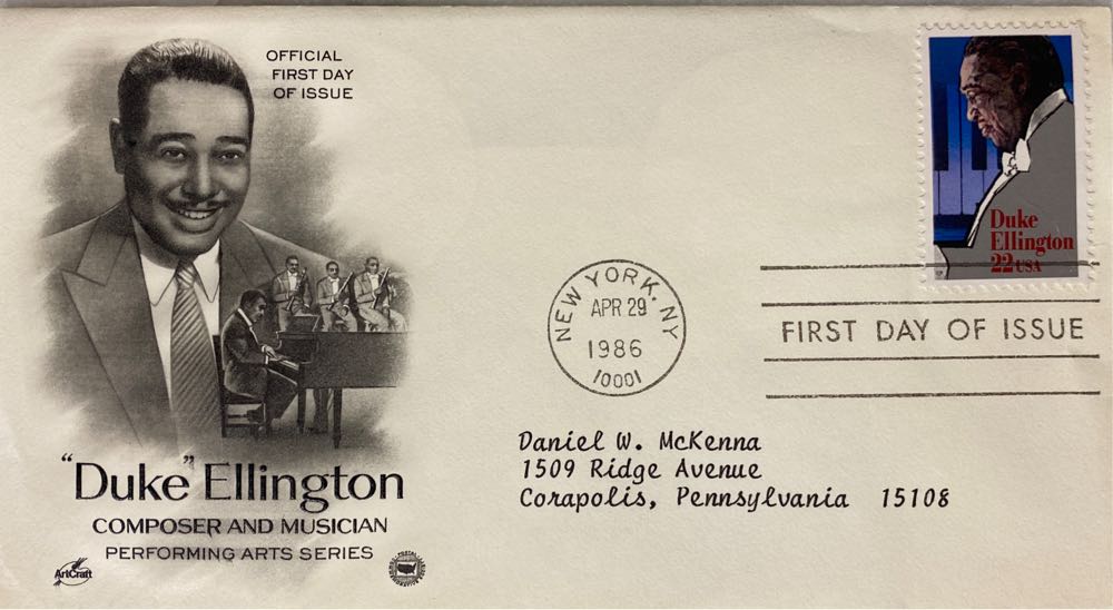 Performing Arts: Duke Ellington  stamp collectible - Main Image 2