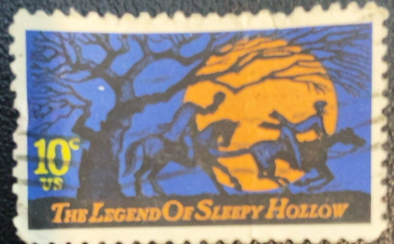USA: 1974 The Legend of Sleepy Hollow  stamp collectible - Main Image 2