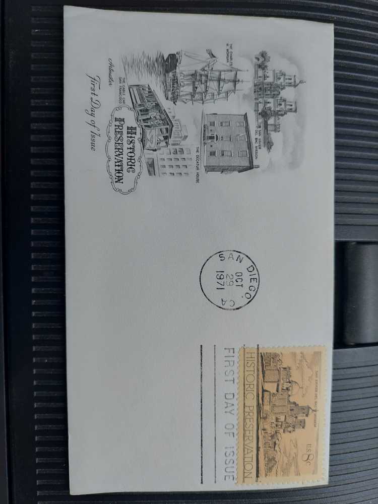 Historic Preservation: San Xavier Del Bac Mission  stamp collectible - Main Image 2