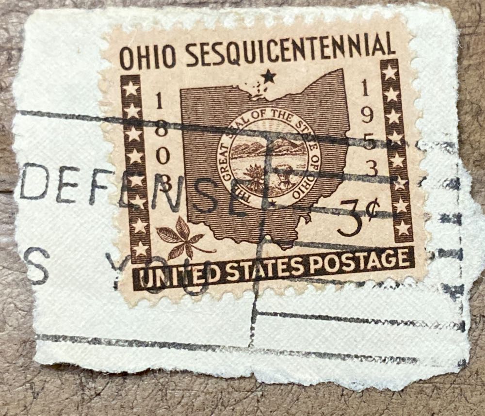 Ohio Sesquicentennial 1953  stamp collectible - Main Image 2