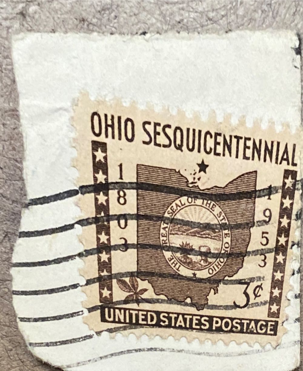 Ohio Sesquicentennial 1953  stamp collectible - Main Image 3