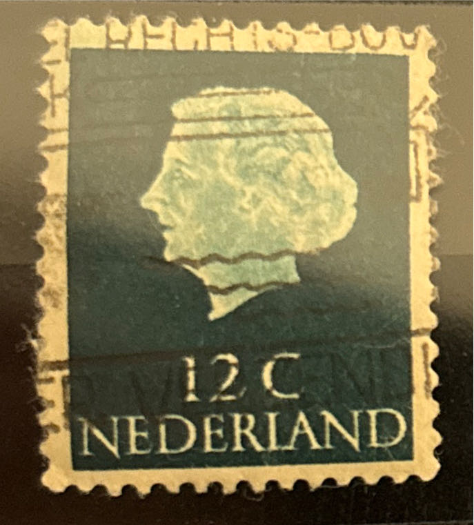 Netherlands: 1954 12¢   stamp collectible - Main Image 2