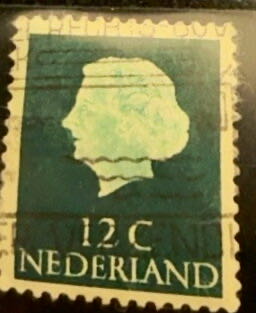 Netherlands: 1954 12¢   stamp collectible - Main Image 3