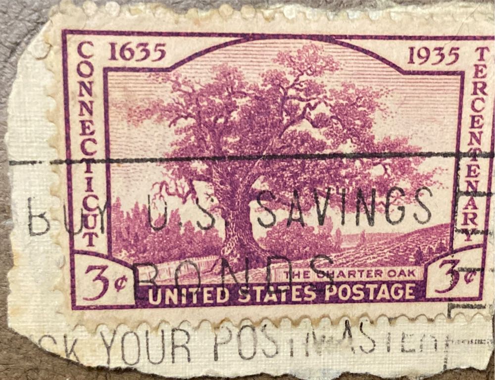 Connecticut Tercentenary  stamp collectible - Main Image 2