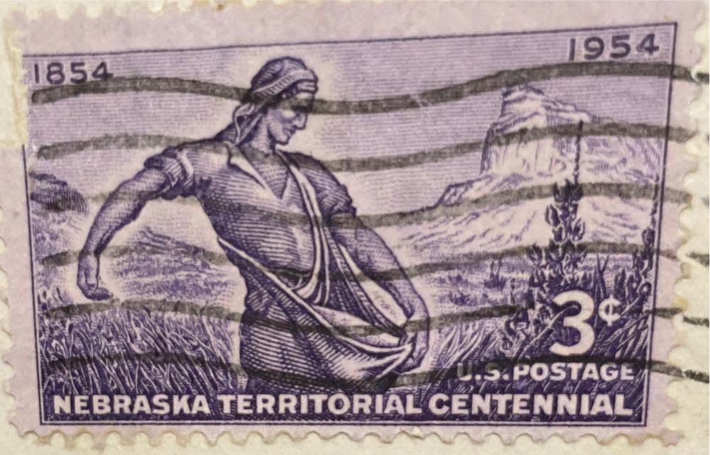 Nebraska Territorial  stamp collectible - Main Image 2