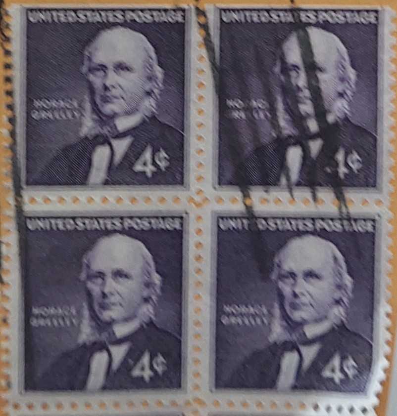 Horace Greeley  stamp collectible - Main Image 2