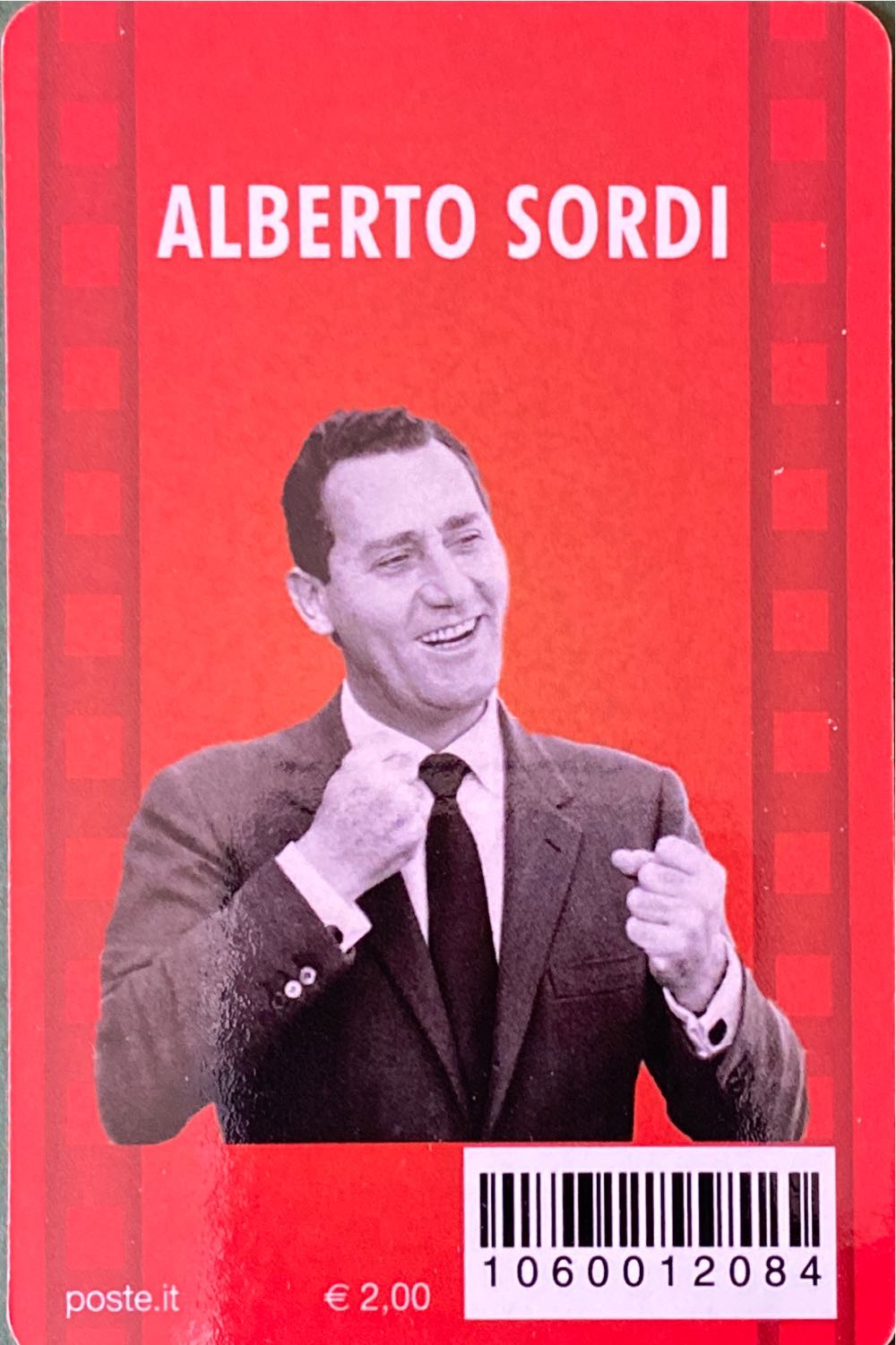 Alberto Sordi (100^ Nascita)  stamp collectible [Barcode 1060012084] - Main Image 2