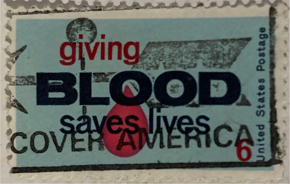 Giving Blood Saves Lives  stamp collectible - Main Image 2