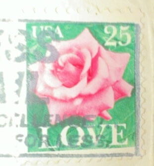 Love Series: Pink Rose  stamp collectible - Main Image 2