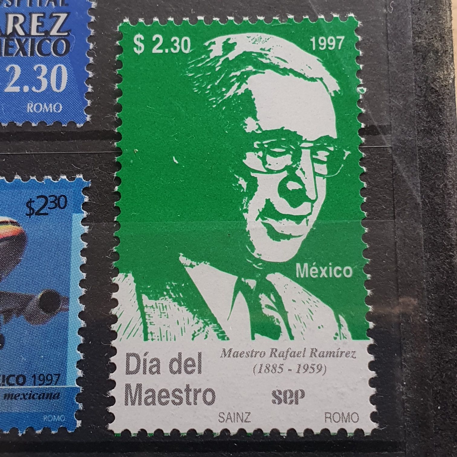 Día Del Maestro ( Maestro Rafael Ramirez 1855- 1959 )  stamp collectible - Main Image 2