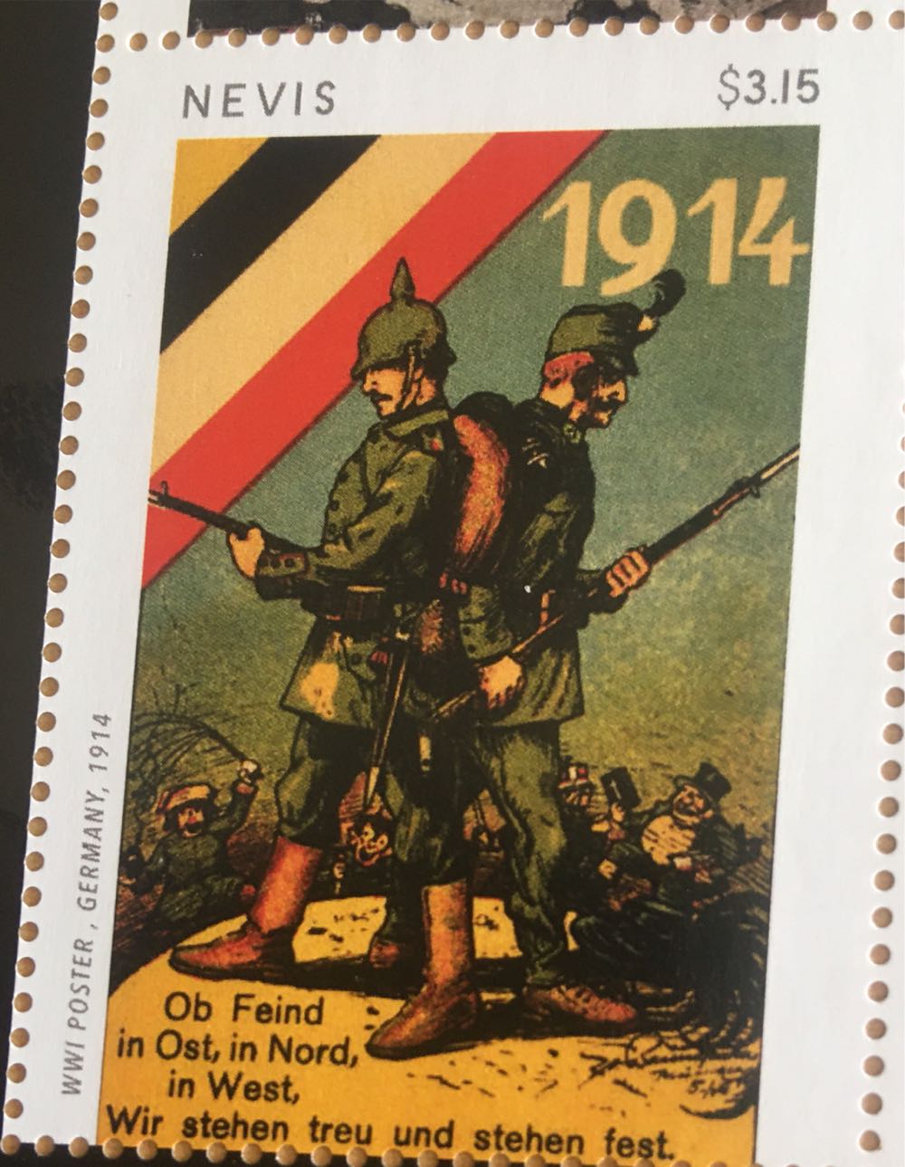 Ww1  100 Anniversary  stamp collectible - Main Image 3