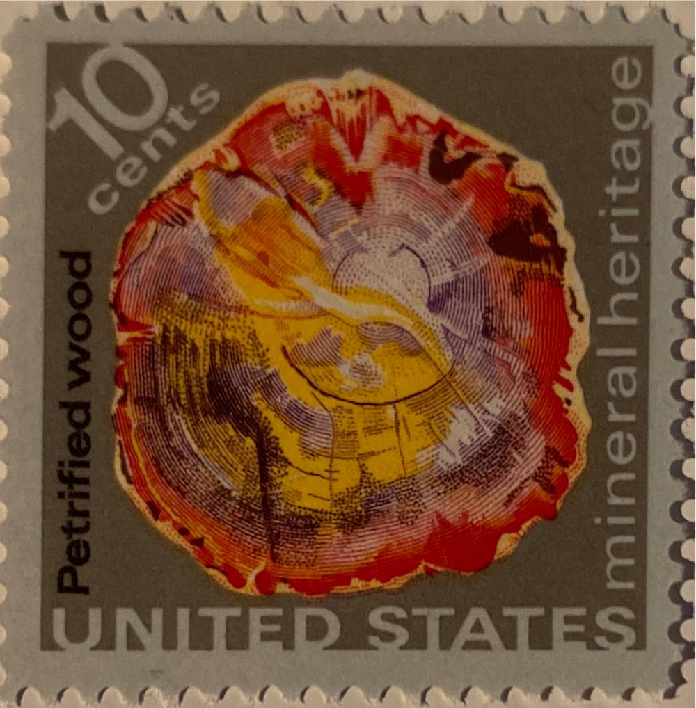 Mineral Heritage: Petrified Wood  stamp collectible - Main Image 2