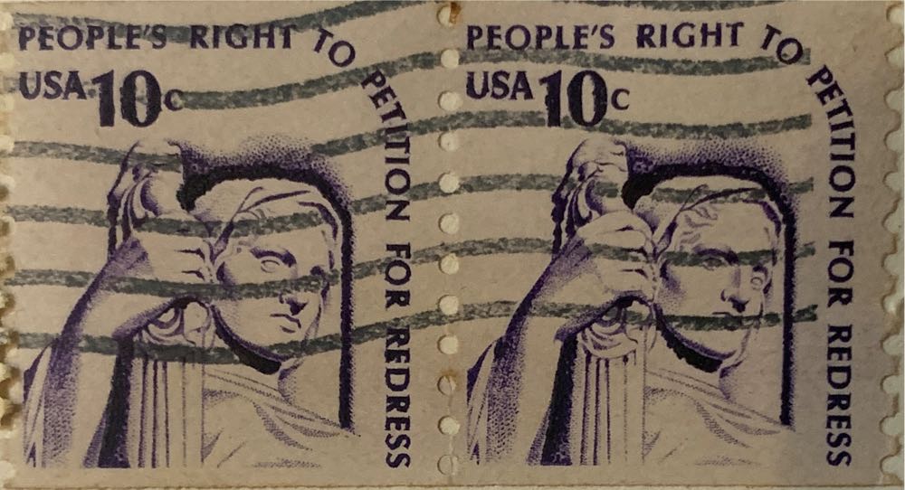 Americana Series: Justice  stamp collectible - Main Image 2