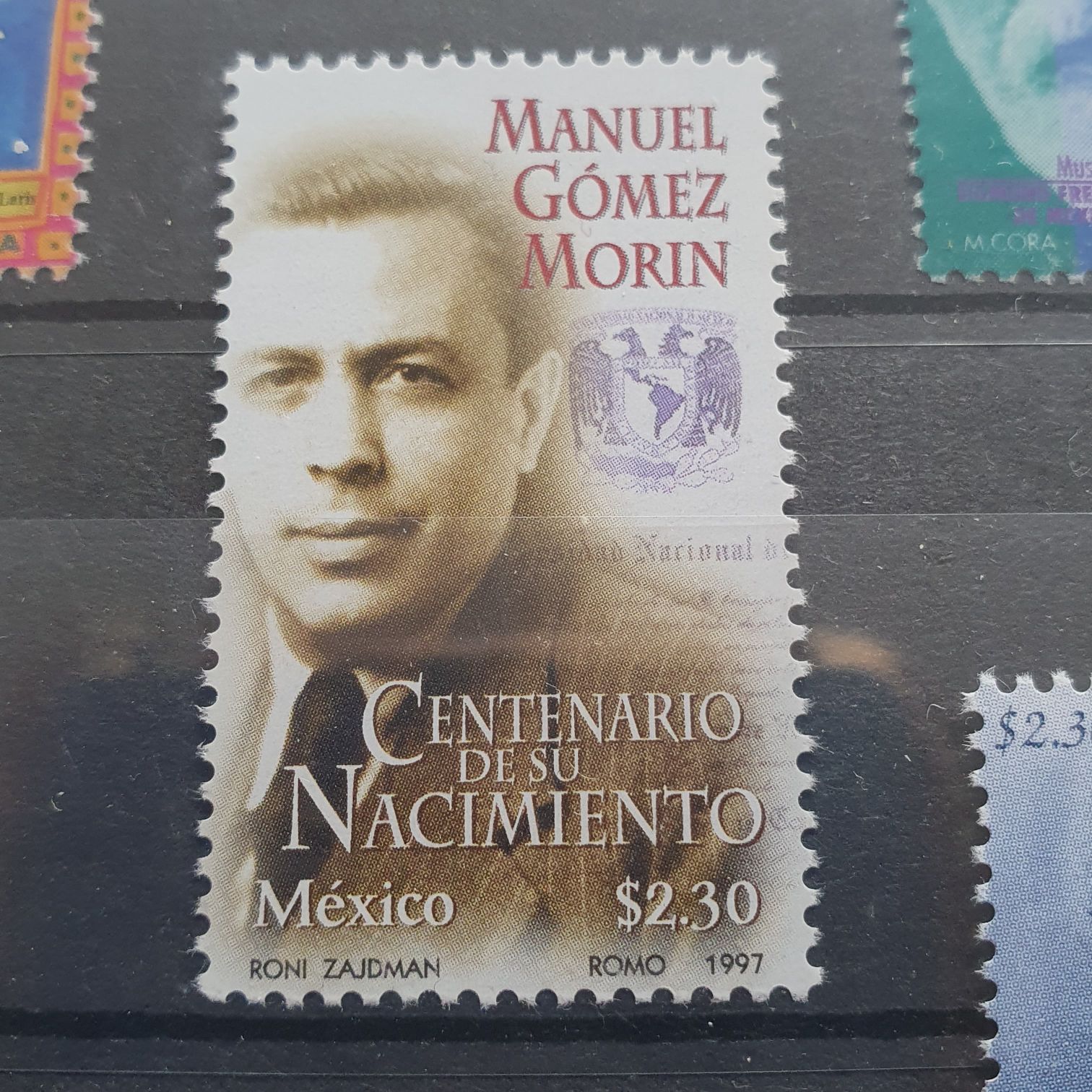 Manuel Gómez Morin Centenario De Su Nacimiento  stamp collectible - Main Image 2