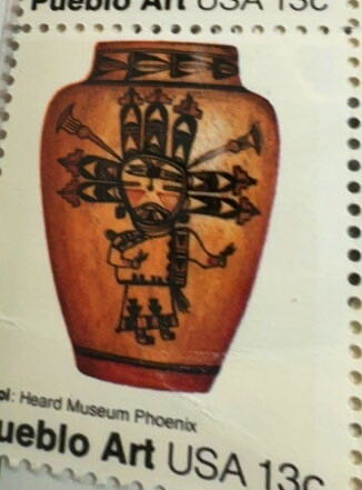 Pueblo Pottery: Hopl  stamp collectible - Main Image 2