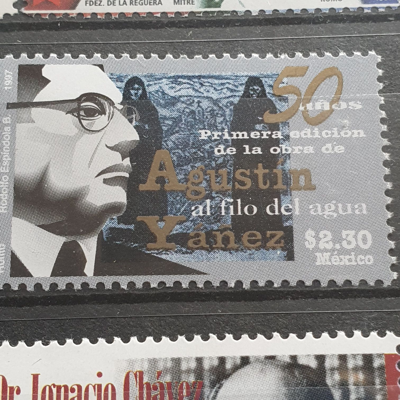 50 Años Primera Edición De La Obra De Al Filo Del Agua Agustín Yáñez  stamp collectible - Main Image 2