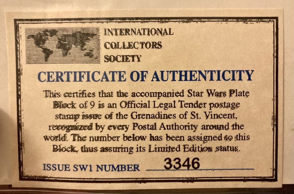 Star Wars Trilogy  stamp collectible - Main Image 2