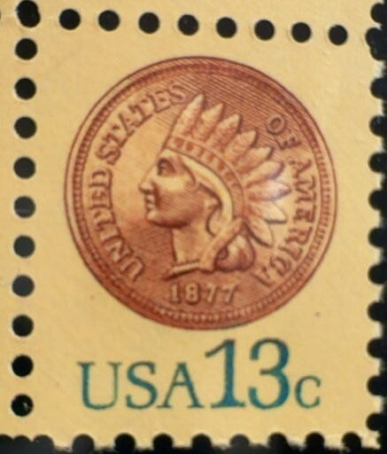 Indian Head Penny  stamp collectible - Main Image 2