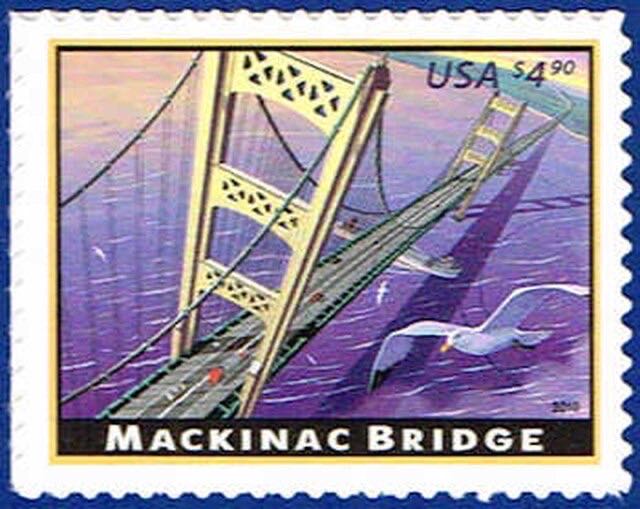 4438 Mackinac Bridge  stamp collectible - Main Image 1