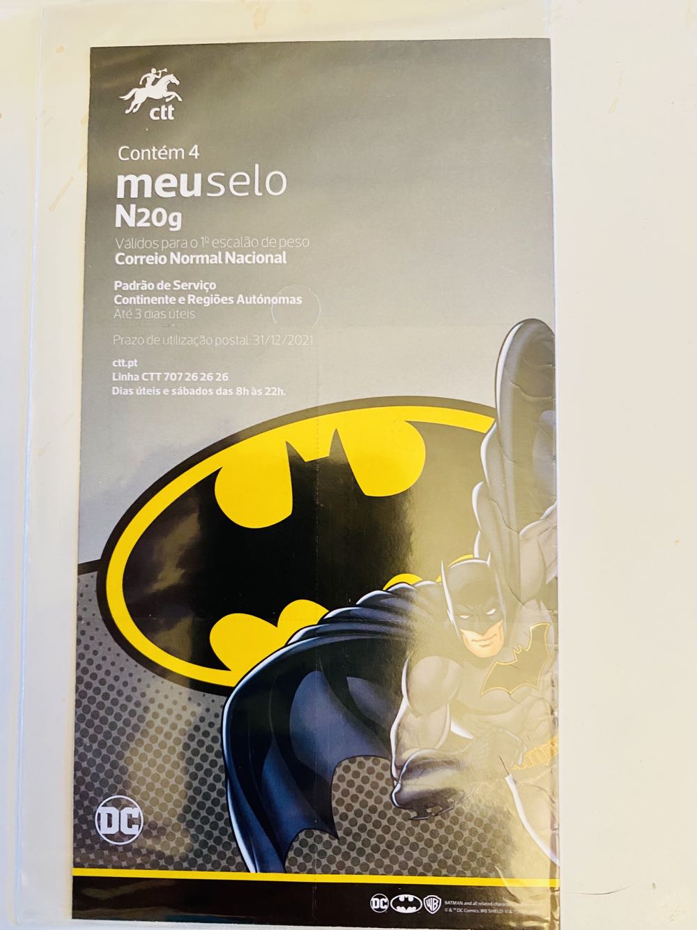 Batman Portugal CTT Meusalo  stamp collectible - Main Image 2