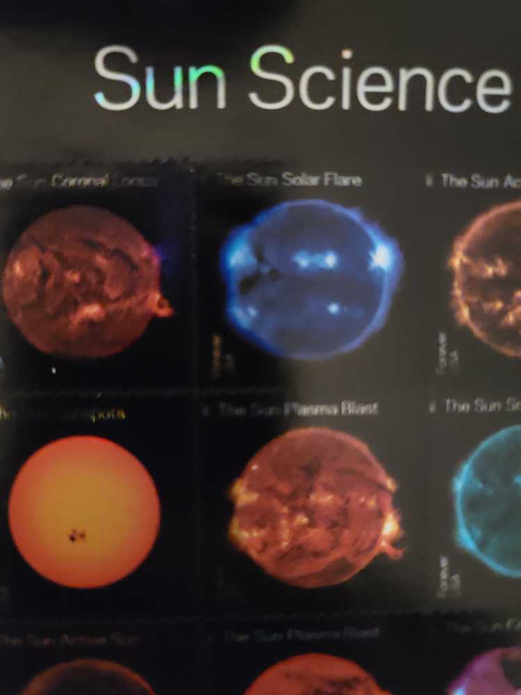 Sun Science  stamp collectible [Barcode 480800] - Main Image 3