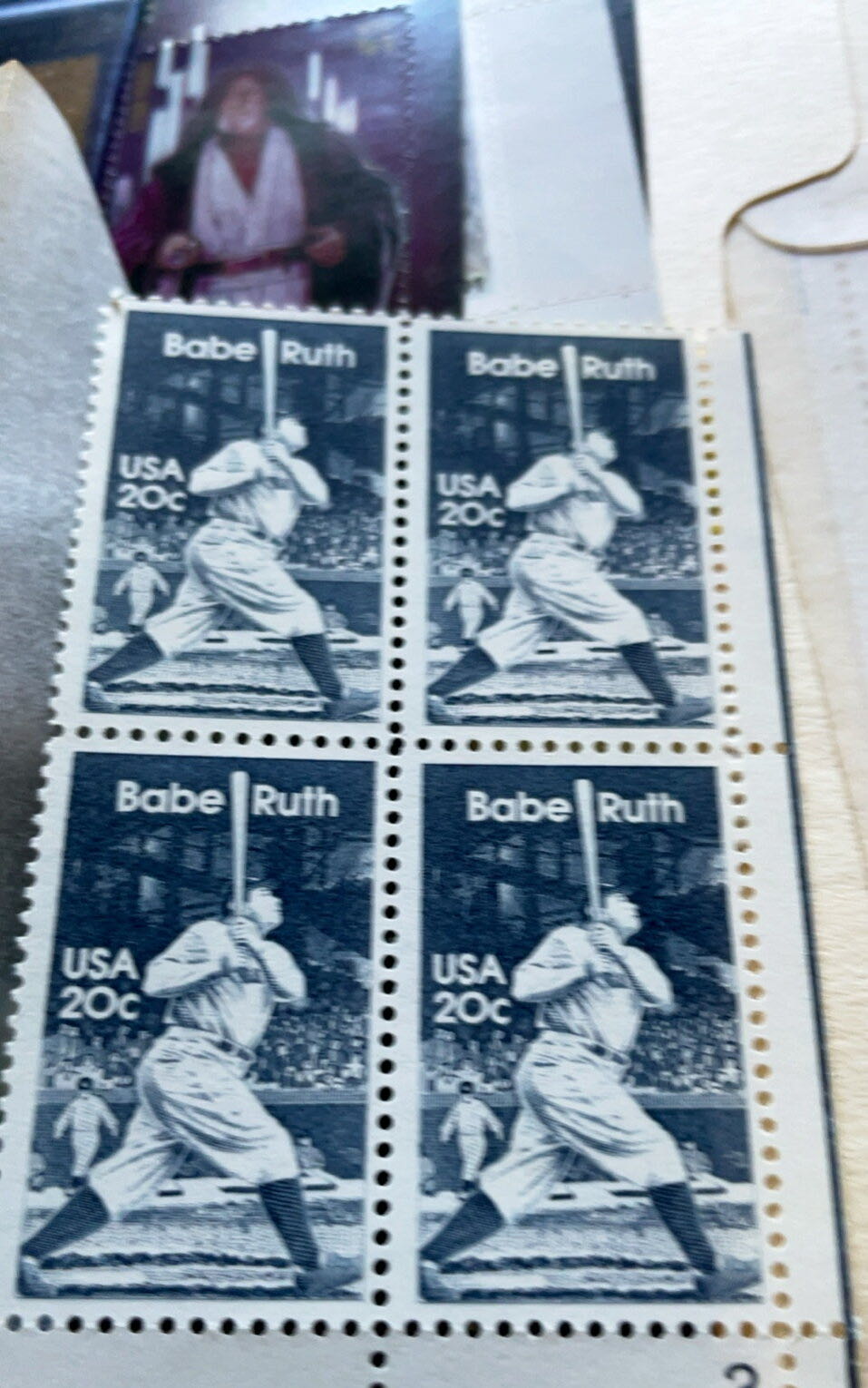 George “babe Ruth” Herman  stamp collectible - Main Image 2