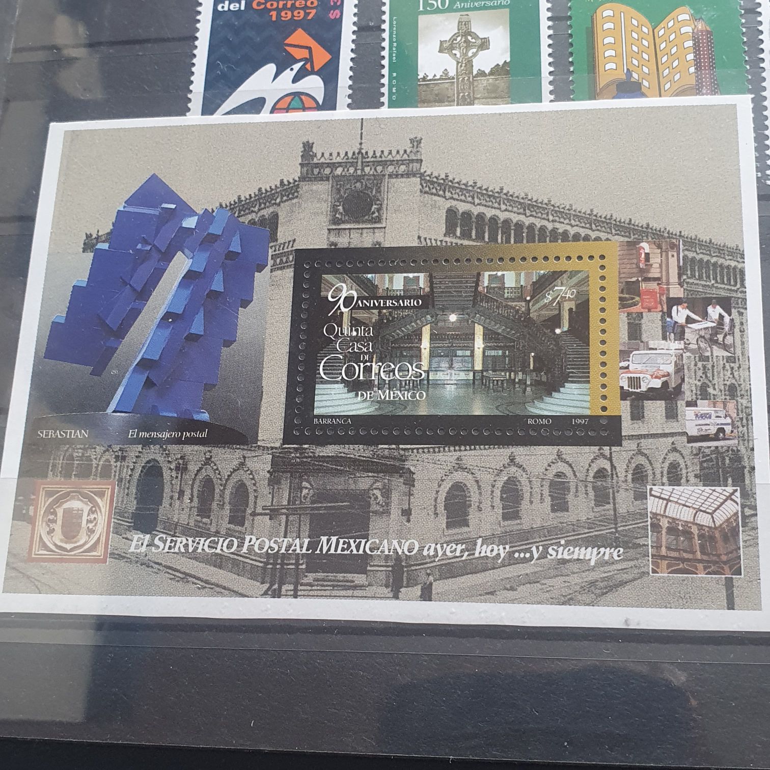 90 Aniversario Quinta Casa De Correos De México  stamp collectible - Main Image 2