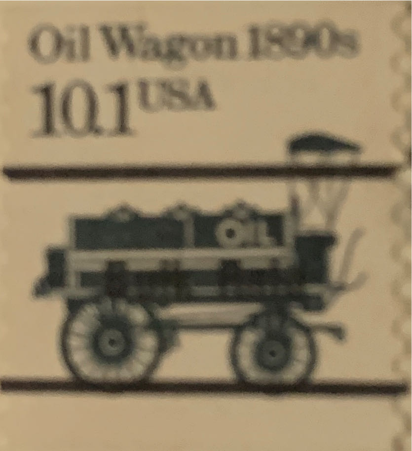 Transportation Series: Oil Wagon   stamp collectible - Main Image 2