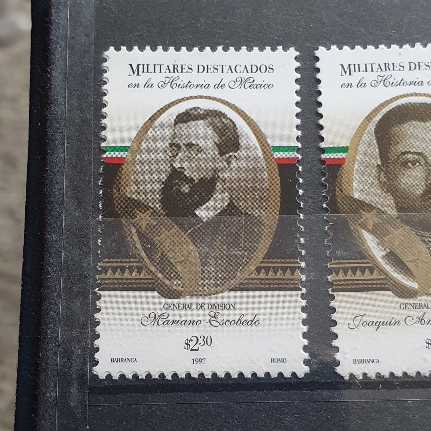 Militares Destacados ( Mariano Escobedo )  stamp collectible - Main Image 2