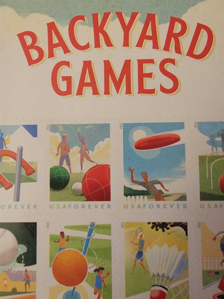 Backyard Games  stamp collectible [Barcode 481200] - Main Image 2