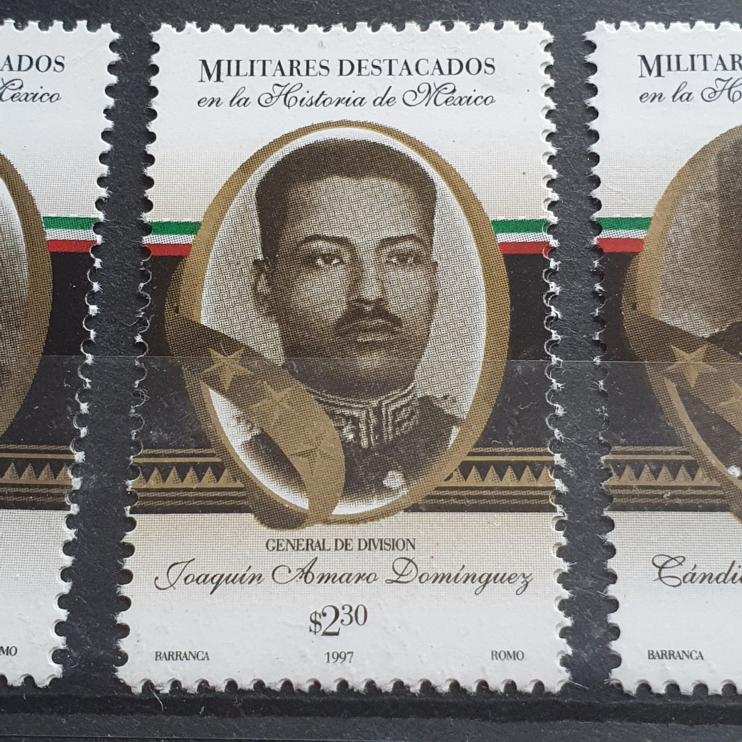 Militares Destacados (Joaquín Amaro Dominguez)  stamp collectible - Main Image 2